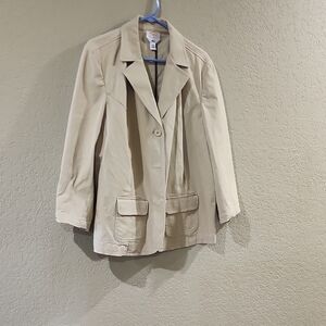 Talbots Beige Blazer